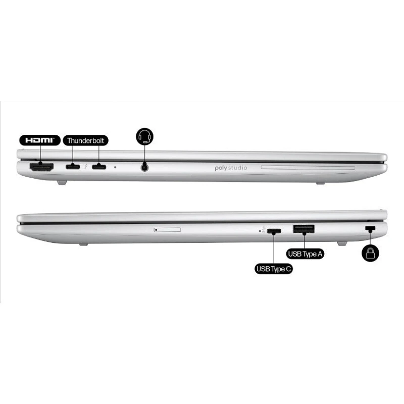 Image of HP EliteBook 8 G1i AI Wolf Pro Security Edition Intel Core Ultra 5 235U Laptop 35.6cm (14") WUXGA 16GB DDR5-SDRAM 512GB SSD WiFi 6E (802.11ax)