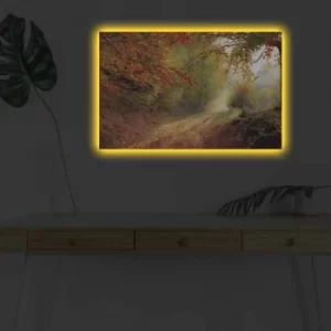 Image of 4570DHDACT-138 Multicolor Decorative LED Lighted Canvas Painting