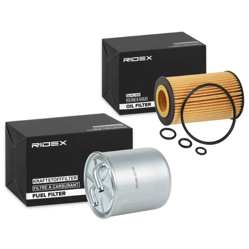 Image of RIDEX 4055F34649 Filter Set with gaskets/seals Filter Set (4055)
