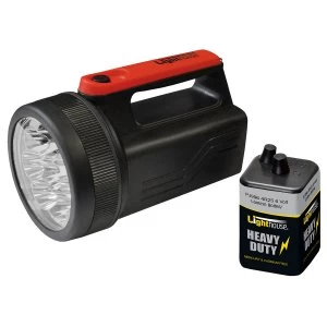 Image of Lighthouse 8 LED Spotlight with 6V Battery 996