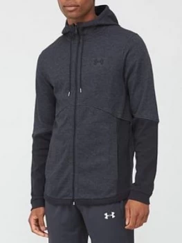 Image of Urban Armor Gear Double Knit Full Zip Hoodie - Grey/Black, Size XL, Men