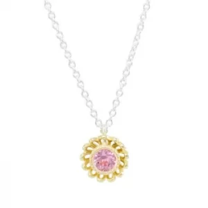 image of Chamilia Daisy Jacket Necklace with Rose Crystal