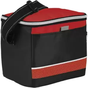 image of Bullet Levi Sport Cooler Bag (20.3 x 15.2 x 17.8 cm) (Solid Black/Red) - Solid Black/Red