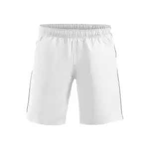 Image of Clique Unisex Adult Hollis Shorts (S) (White/Navy)