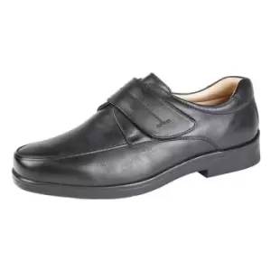 Image of Roamers Mens Touch Fastening Mudguard Casual Shoes (9 UK) (Black)