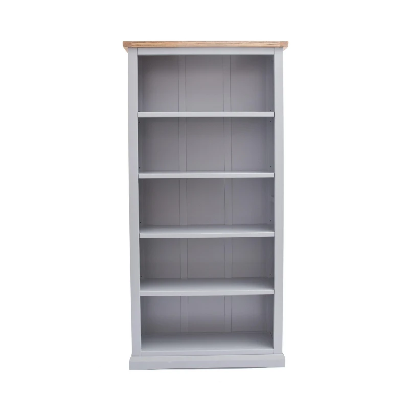 Image of Cabinet Bits Bookcase with plinth 180x90x30cm in Grey Size: 180 x 90 x 30cm Grey Unisex 180 x 90 x 30 cm