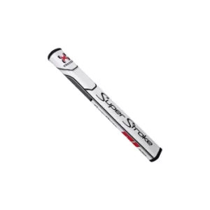 Image of SuperStroke Traxion Flatso 2.0 Grip Wht/Red/Grey