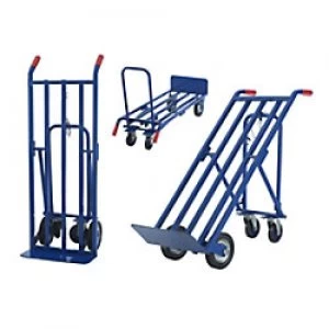 Image of GPC Trolley Blue 4 Castors Lifting Capacity: 250kg 470mm x 1280mm x 470