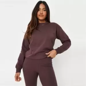 image of Missguided SWEATSHIRT - Brown