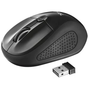 image of Trust 20322 Primo Black Wireless Full Size Optical Mouse