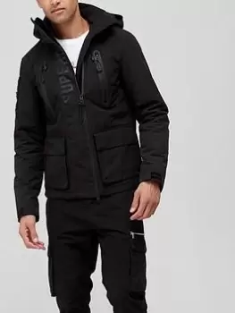 Image of Superdry Ultimate Windcheater - Black Size XL Men