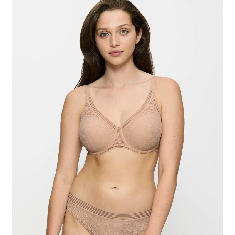 Image of Triumph Infinite Sensation Minimiser Bra Sand Polyamide 36E