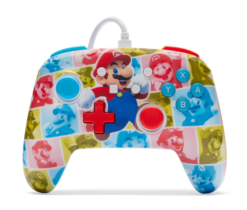 Image of PowerA PowerA Licensed Nintendo Switch Wired Controller Mario Reel