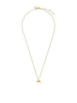 Image of Accessorize Healing Stone Clear Quartz Pendant Necklace - White
