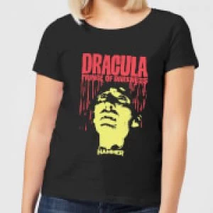 image of Hammer Horror Dracula Prince Of Darkness Womens T-Shirt - Black