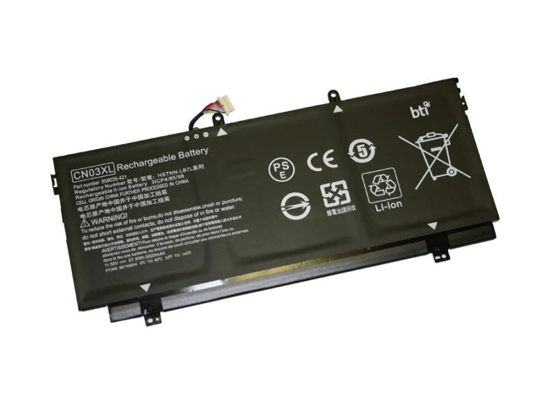 Image of BTI BTI 57.9 3 cell 901345-855 compatible battery for HP - COMPAQ ENVY 13-AB071TU ENVY 13-AB070TU ENVY 13-AB069TU ENVY 13-AB068TU ENVY 13-AB067TU CN03