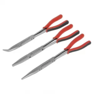 image of Double Joint Pliers Set 3PC Long Reach 335MM