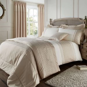 Image of Catherine Lansfield Lille Single Bed Set - Gold
