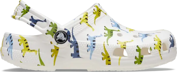 Image of Crocs Kids Classic Character Print Clogs Dinosaur C12