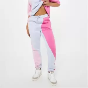 Missguided Colourblock Drawstring Joggers - Multi