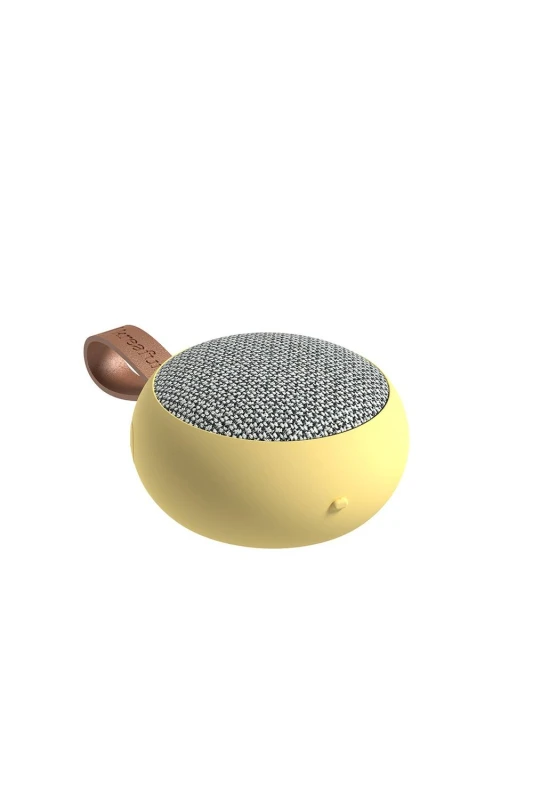 Image of Kreafunk aGO 2 Fabric Bluetooth Speaker - Soft Yellow Yellow Unisex