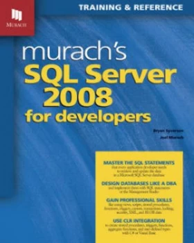 Image of Murachs Sql Server 2008 for Developers by Bryan Syverson Paperback