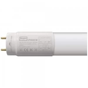 Image of Crompton LED G13 T8 Full Glass Tube 4ft / 1198mm 22W - Cool White