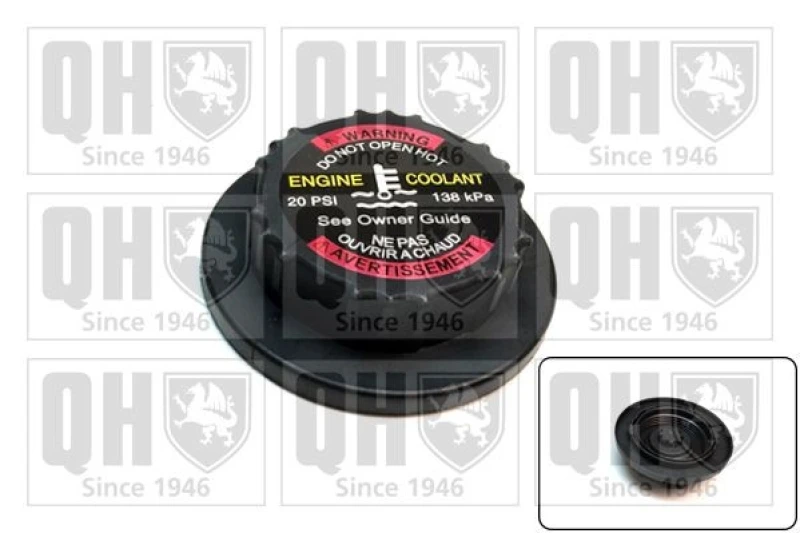 Image of QUINTON HAZELL Expansion tank cap QUINTON HAZELL FC551