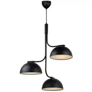 image of Nordlux Tullio Multi Arm Pendant Ceiling Light Black E14