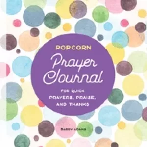 Image of popcorn prayer journal for quick prayers praise and thanks