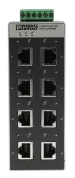 image of Phoenix Contact 2891005 Switch, Ethernet, 8 Ports, 24V