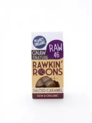 image of Planet Organic Salted Caramel Rawkin' Roons 90g