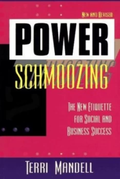 Image of Power Schmoozing by Terri Mandell Paperback