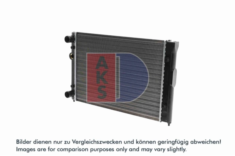 Image of AKS DASIS 040870N Engine radiator Mechanically jointed cooling fins Radiator,engine cooling (470)