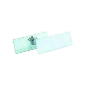 Image of Durable Name Badge with Combi Clip 40x105mm 851900 DB72717