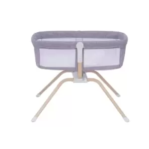 image of Babymore Air Motion Gliding Crib - Slate