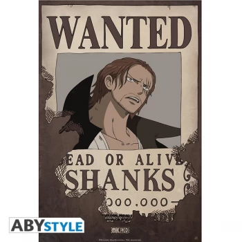 Image of One Piece - Wanted Shanks Small Poster