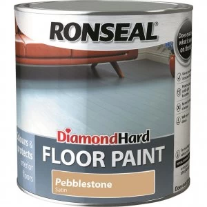 Image of Ronseal Diamond Hard Floor Paint Pebble Stone 2.5l