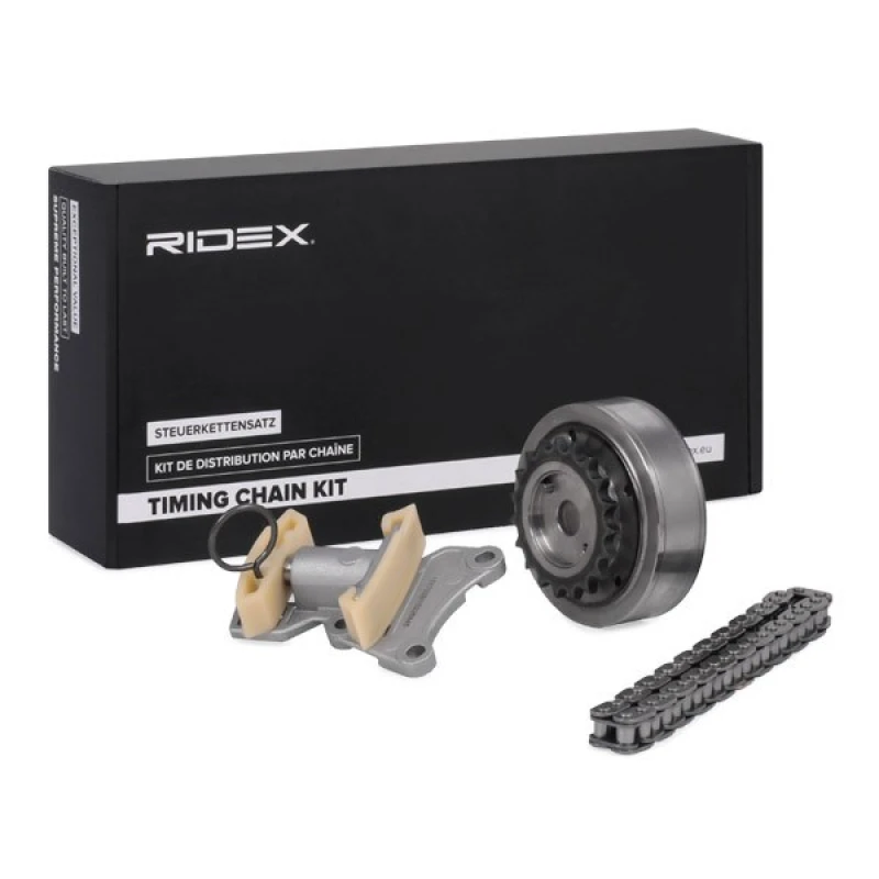 Image of RIDEX 1389T0082 Timing Chain Kit with gear, Closed chain, without gaskets/seals Timing Chain Kit (1389)