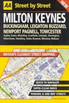 Image of Aa Street by Street Milton Keynes Paperback
