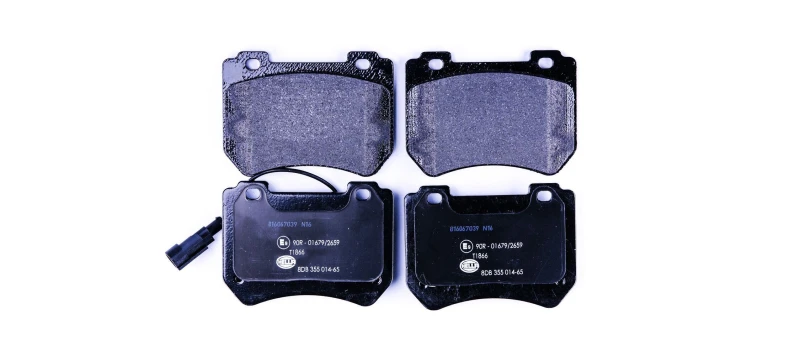 Image of HELLA Brake pad set HELLA 8DB 355 014-651