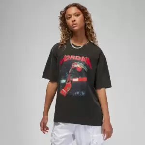 Image of jordan W J GRAFIC HERITAGE T-SHIRT, black