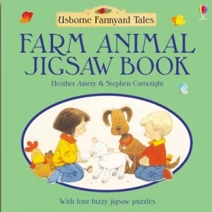 Image of Farm Animals Jigsaw Book by Heather Amery and Stephen Cartwright Paperback