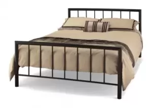 Image of Serene Modena 4ft Small Double Black Metal Bed Frame