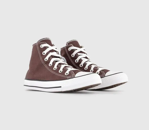 image of Converse Womens All Star Hi Trainers Eternal Earth Brown, 5