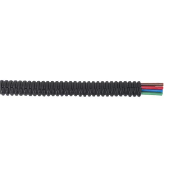 Image of Genuine SEALEY CTS07100 Convoluted Cable Sleeving Split Ø7-10mm 100mtr