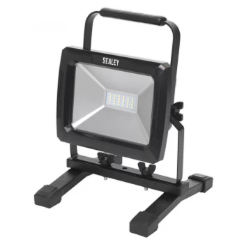 image of Sealey LED085 Rechargeable Portable Floodlight 20W SMD LED