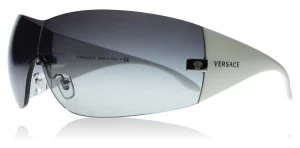 image of Versace VE2054 Sunglasses White 1000/8G 41mm