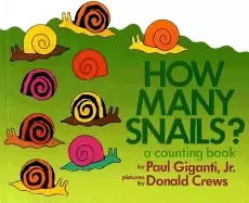 Image of how many snails a counting book counting books