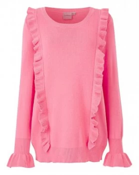 image of Junarose Frill Knit Pullover